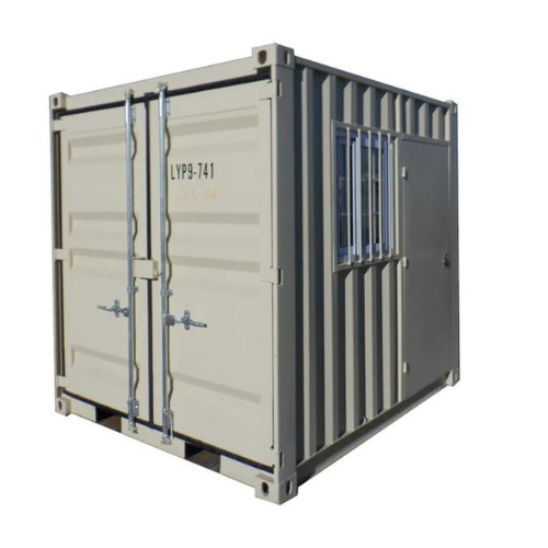 Container Adattato Mobile 9 Piedi – Box con Porta e Finestra 1 Container Adattato Mobile 9 Piedi