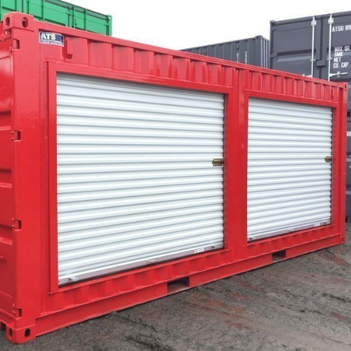 Container 20 Piedi High Cube Mobile – Doppia Serranda Laterale (6 metri) 1 container 20 piedi High Cube
