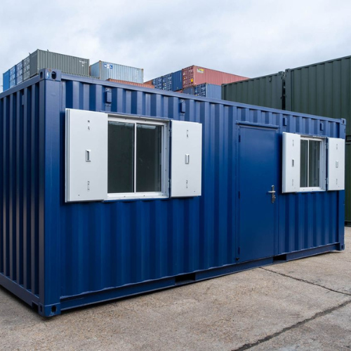 Container Ufficio 20 Piedi High Cube – Modulo Mobile Coibentato (Altezza 2,90m) 2 Container Ufficio 20 Piedi High Cube – Modulo Mobile Coibentato (Altezza 2,90m) - immagine 2