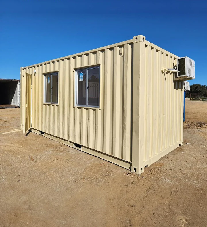 Ufficio Container 20 Piedi con Aria Condizionata Isolato| Sicurezza Rinforzata | Resistente al Fuoco 1 ufficio container 20 piedi